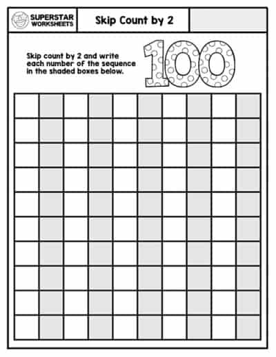 Hundreds Chart Printables - Superstar Worksheets