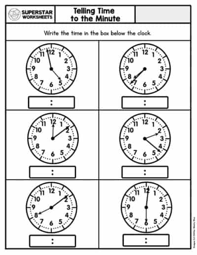 telling-time-worksheets-superstar-worksheets