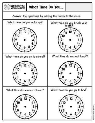 Telling Time Worksheets Superstar Worksheets Telling Time Worksheets Superstar Worksheets