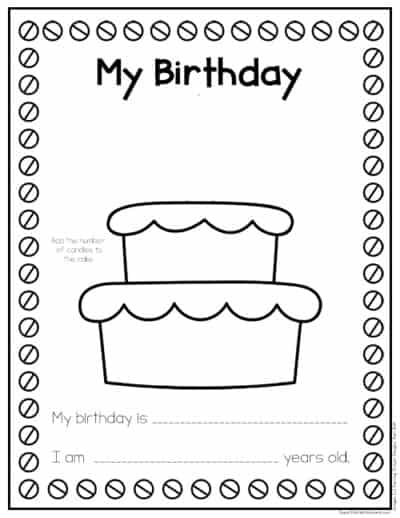 All About Me Preschool Worksheets - Superstar Worksheets