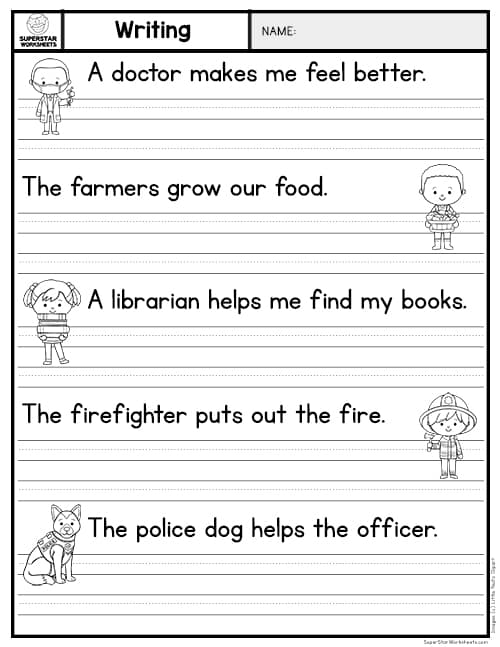 Writing Number Sentences Worksheets Kindergarten Pdf