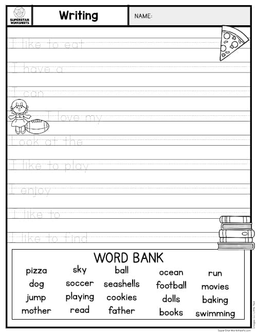 English Sentences Worksheets For Grade 1 Pdf