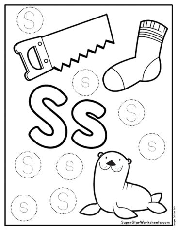 Preschool Letter Worksheets - Superstar Worksheets