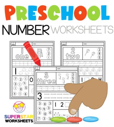 Preschool Worksheets - Superstar Worksheets