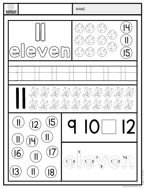 Kindergarten Counting Worksheets Superstar Worksheets Printable 