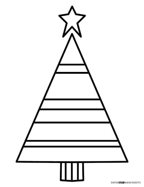 christmas cones coloring pages