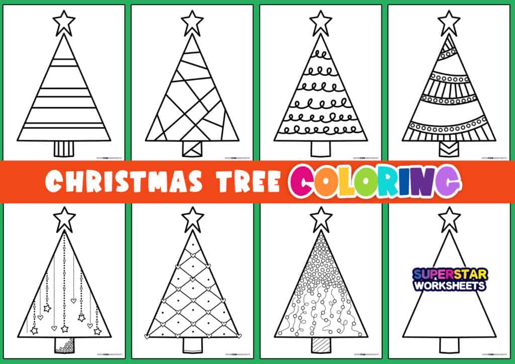 free trees coloring pages