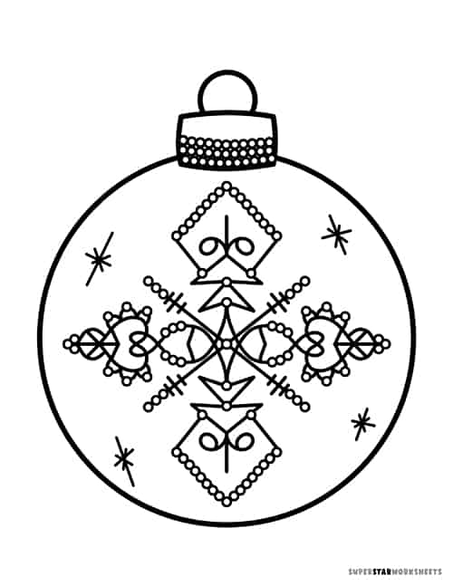 Snowflake Coloring Pages - Superstar Worksheets