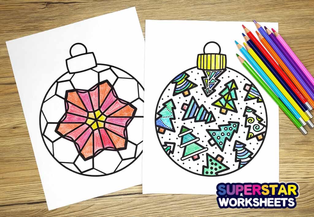 Snowflake Coloring Pages - Superstar Worksheets