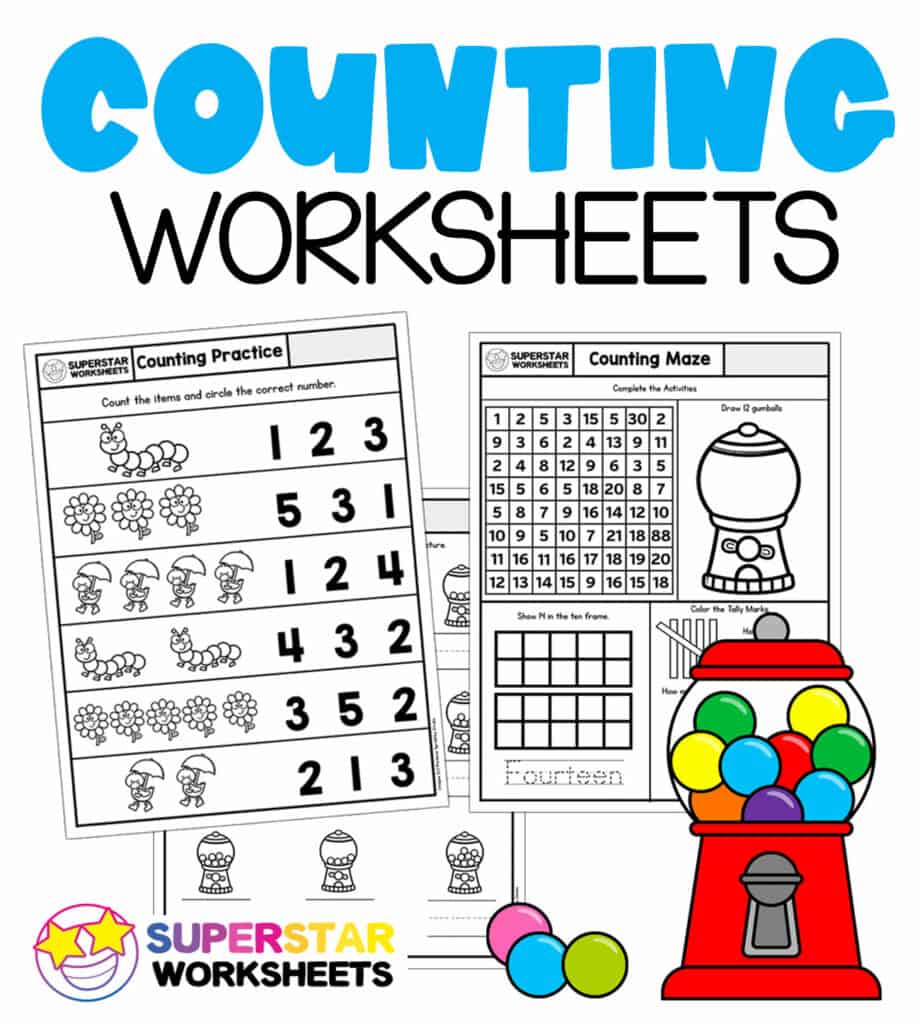 Kindergarten Counting Worksheets Superstar Worksheets vrogue.co