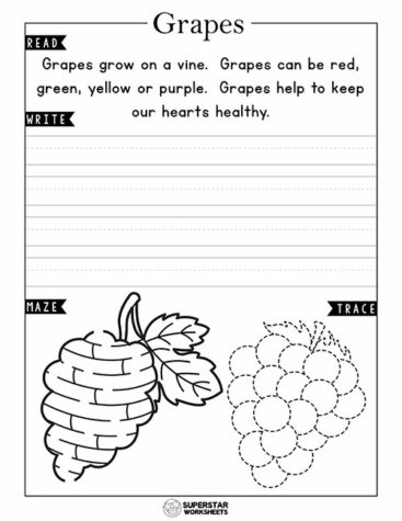 Fruit Mazes (Free Printables) - Superstar Worksheets