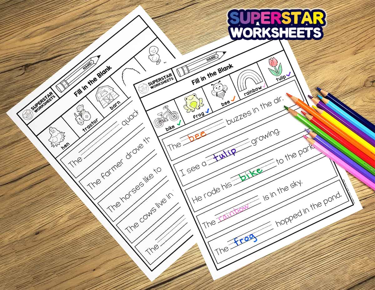 kindergarten-word-bank-writing-worksheets-superstar-worksheets