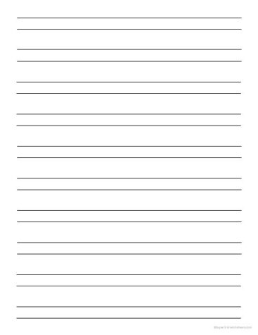 Handwriting Paper - Superstar Worksheets