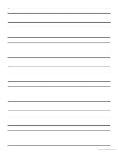 Handwriting Paper - Superstar Worksheets