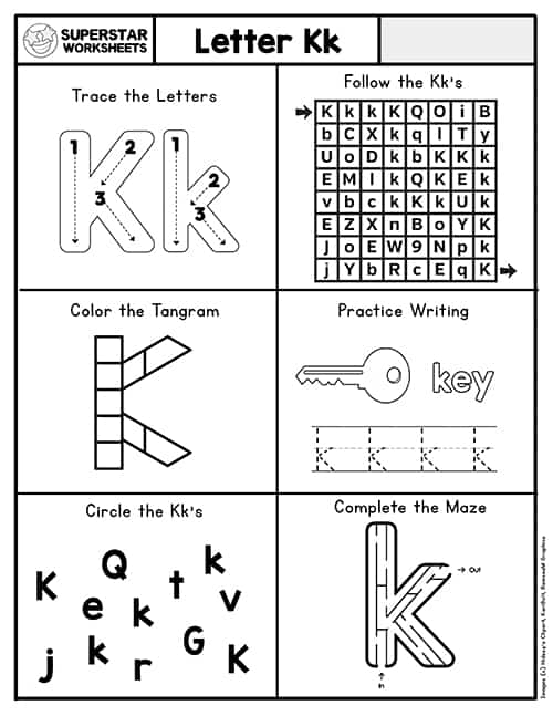letter k worksheets for preschool alphabetworksheetsfreecom letter k