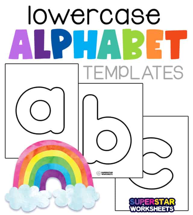 Printable Alphabet Letters - Superstar Worksheets