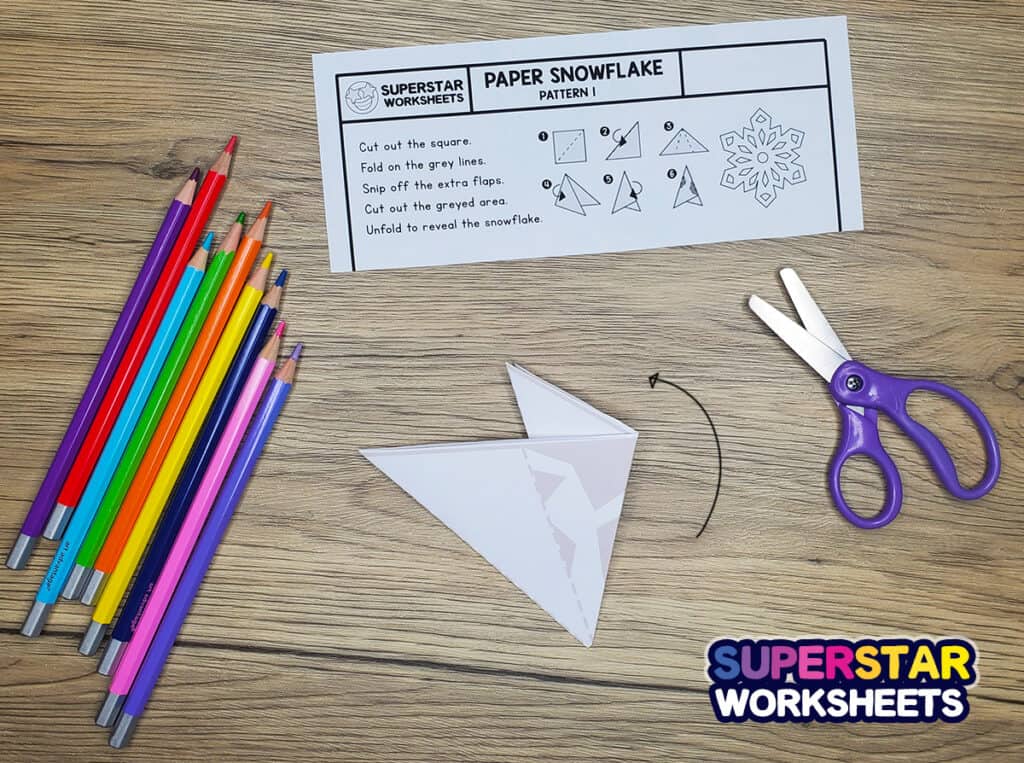 12 Free Paper Snowflake Templates - Superstar Worksheets