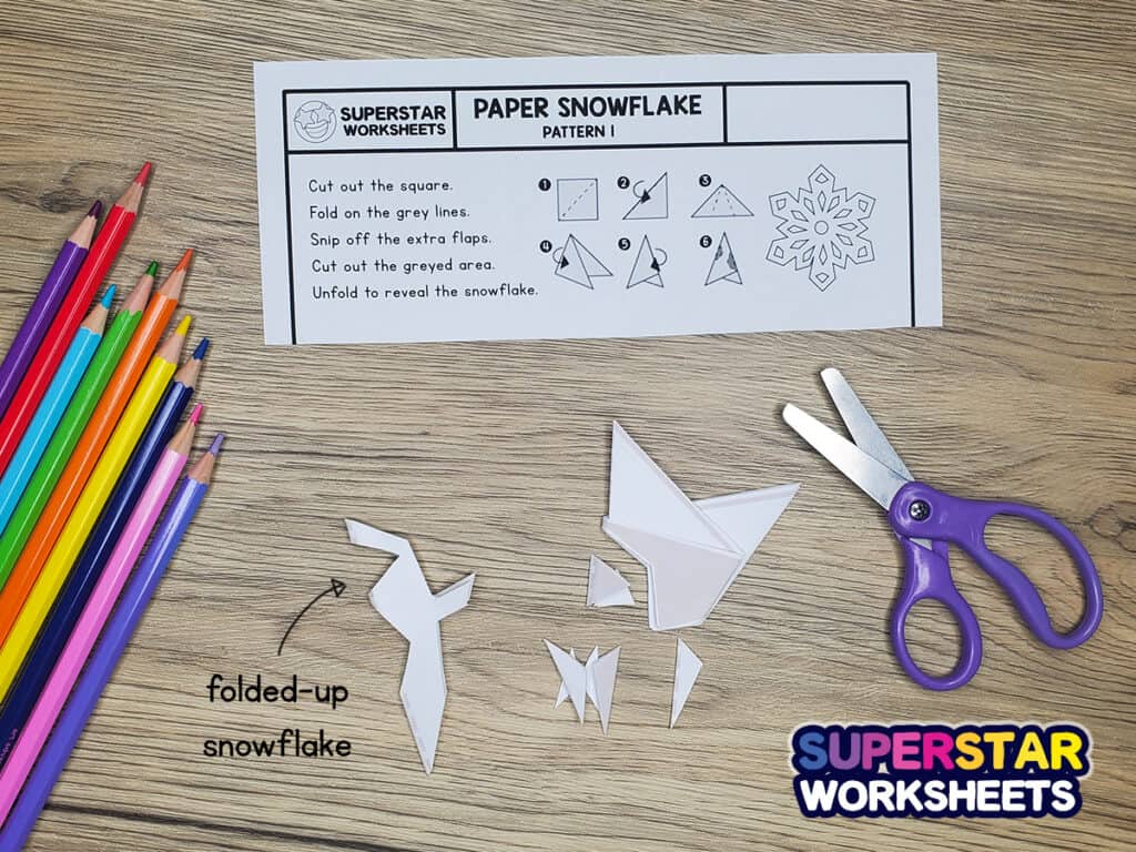Free Printable Small Snowflake Templates – Simple Mom Project