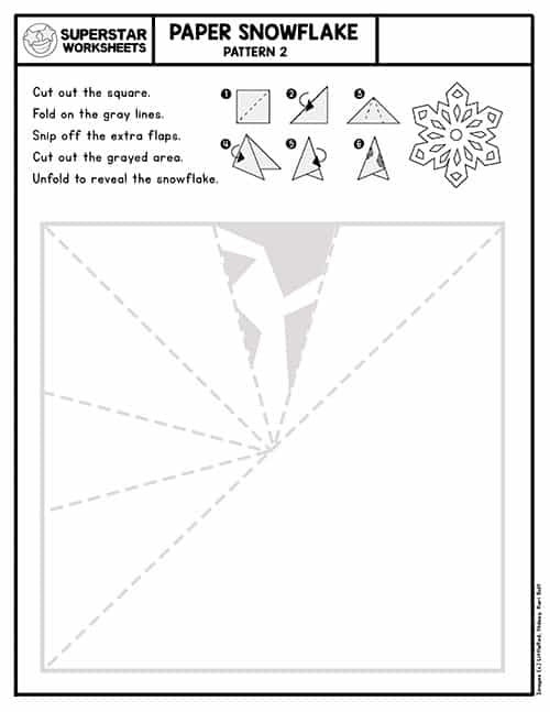 Paper Snowflake Templates, Free Printable Templates & Coloring Pages, FirstPalette.com