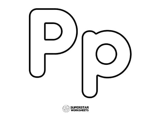Printable Alphabet Letter Templates Superstar Worksheets