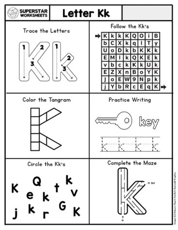 Letter Printables - Superstar Worksheets