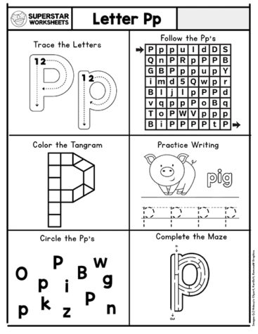 Letter Printables - Superstar Worksheets