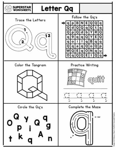 Letter Printables - Superstar Worksheets