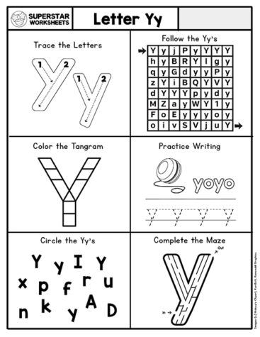 Letter Printables - Superstar Worksheets