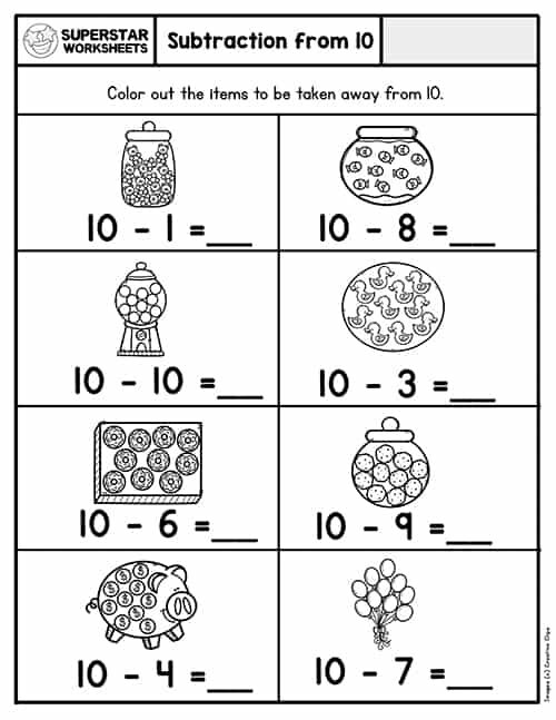 kindergarten worksheets superstar worksheets
