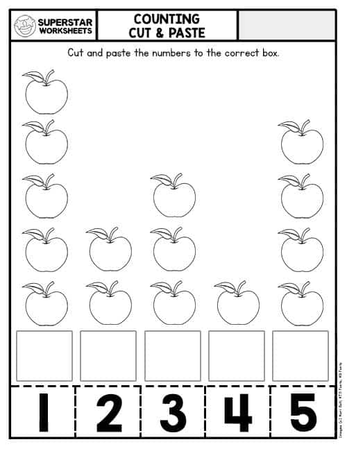Cut and Paste Worksheets - Superstar Worksheets