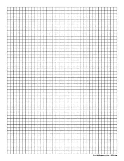 Graph Paper - Superstar Worksheets