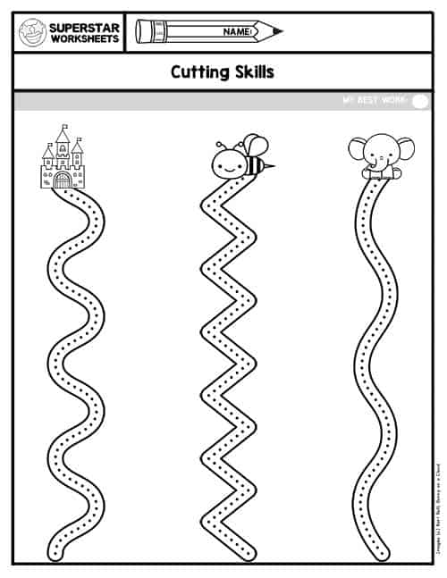 Cutting Skills Printables Cutting Skills Printables