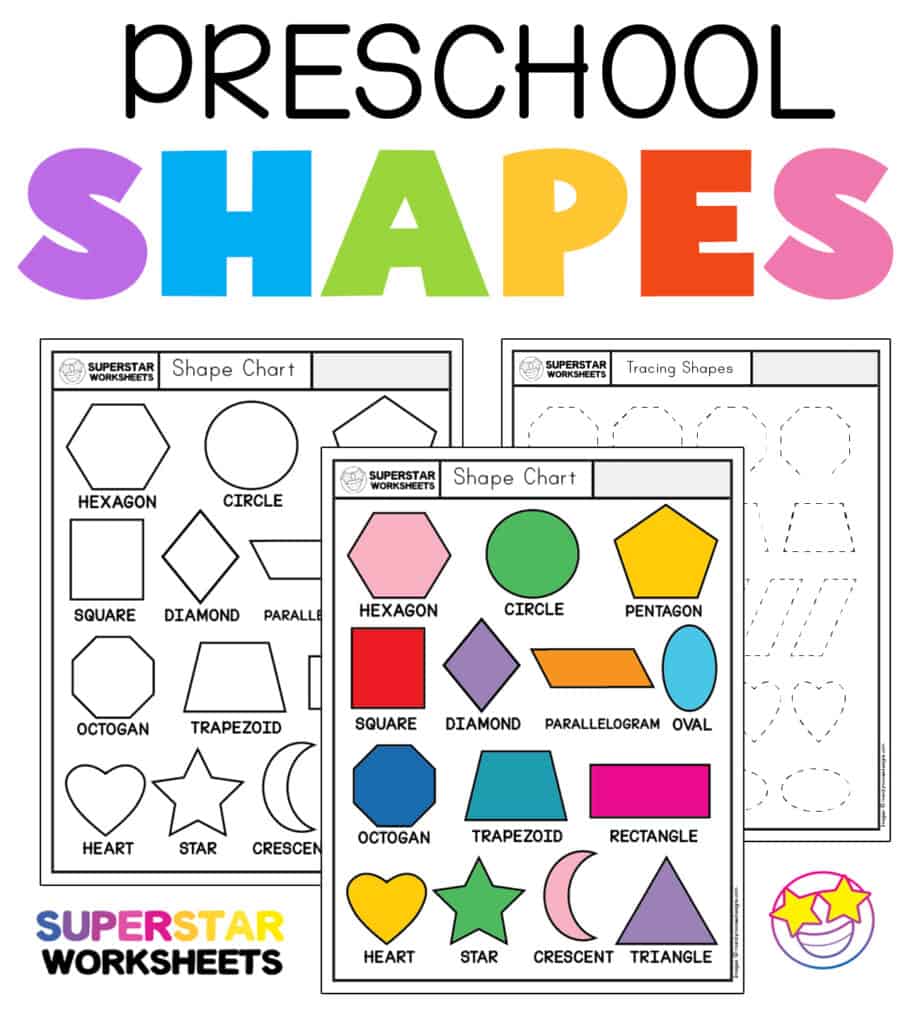 Kindergarten Shapes Worksheets Printable Kindergarten Worksheets