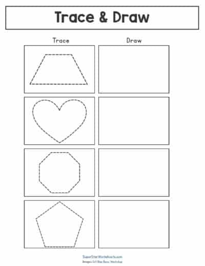 Preschool Shapes Worksheets Superstar Worksheets 