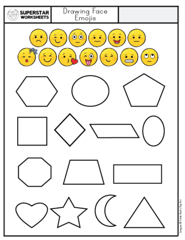 Preschool Shapes Worksheets - Superstar Worksheets