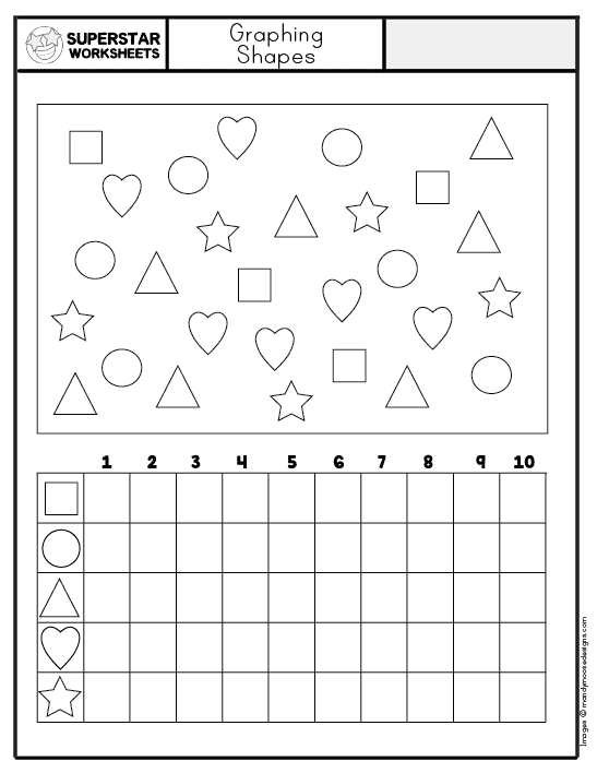 Shape Template - Superstar Worksheets