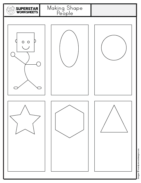 Shape Worksheets - Superstar Worksheets