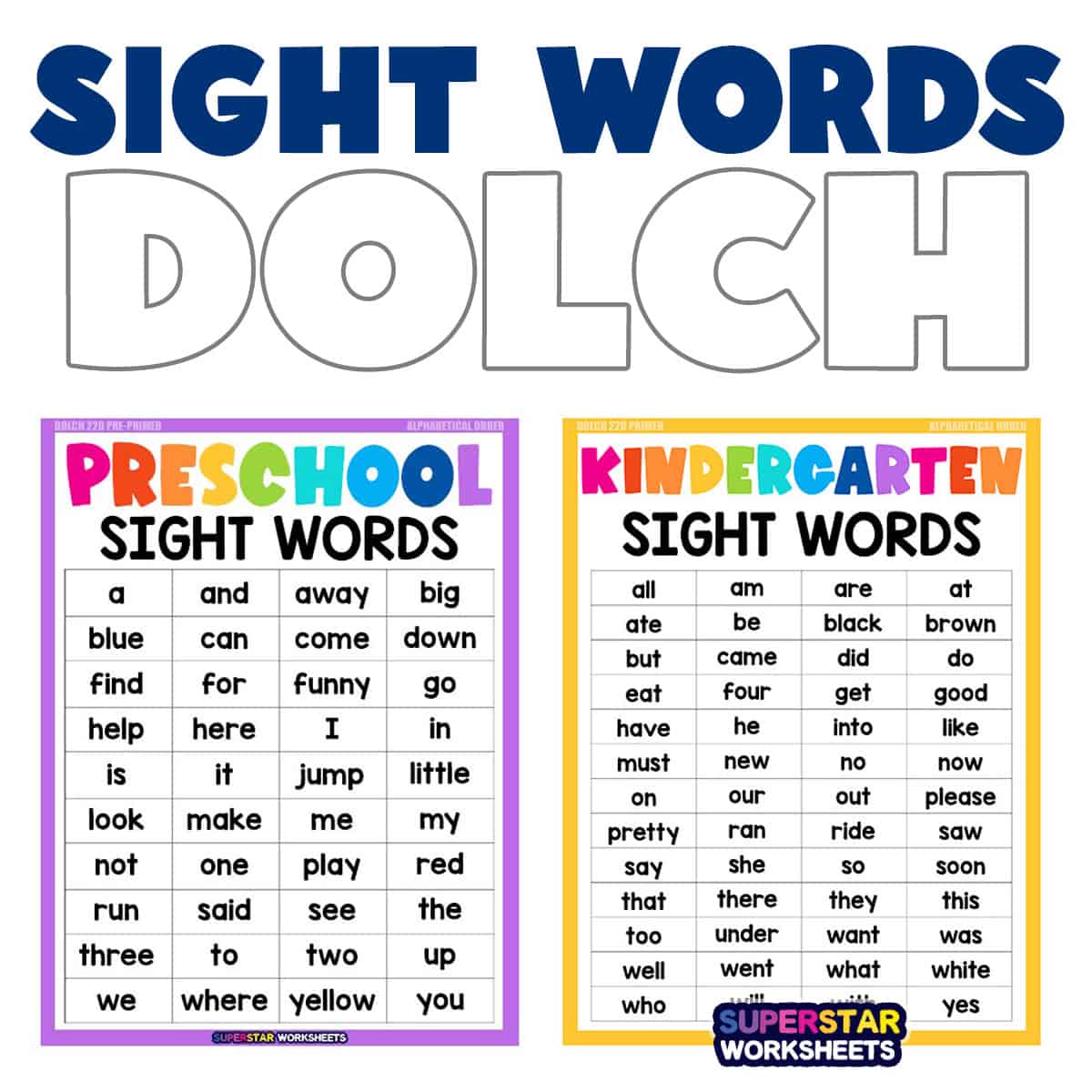 Dolch Sight Words Useful List Plus Printable Pdf And 43 Off