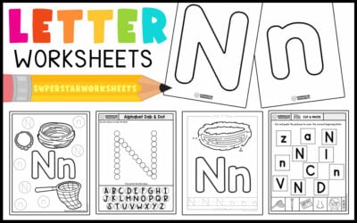 Letter N Worksheet - Superstar Worksheets