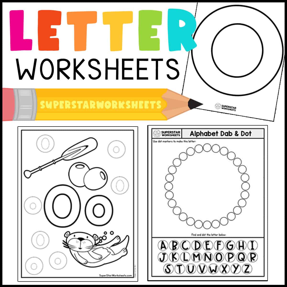 Letter O Worksheet Superstar Worksheets