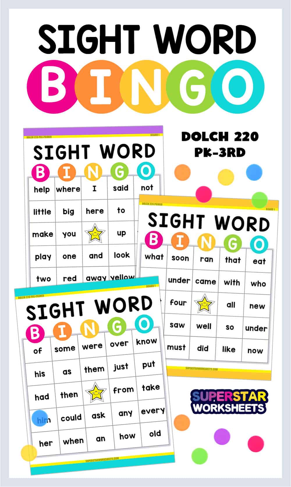 sight-word-bingo-superstar-worksheets