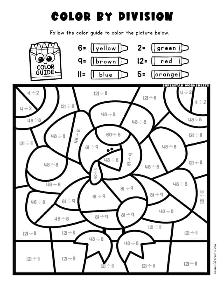 division-colouring-worksheets