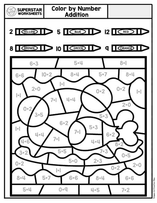 pilgrim color by number addition