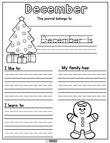 Kindergarten Writing Prompts - Superstar Worksheets
