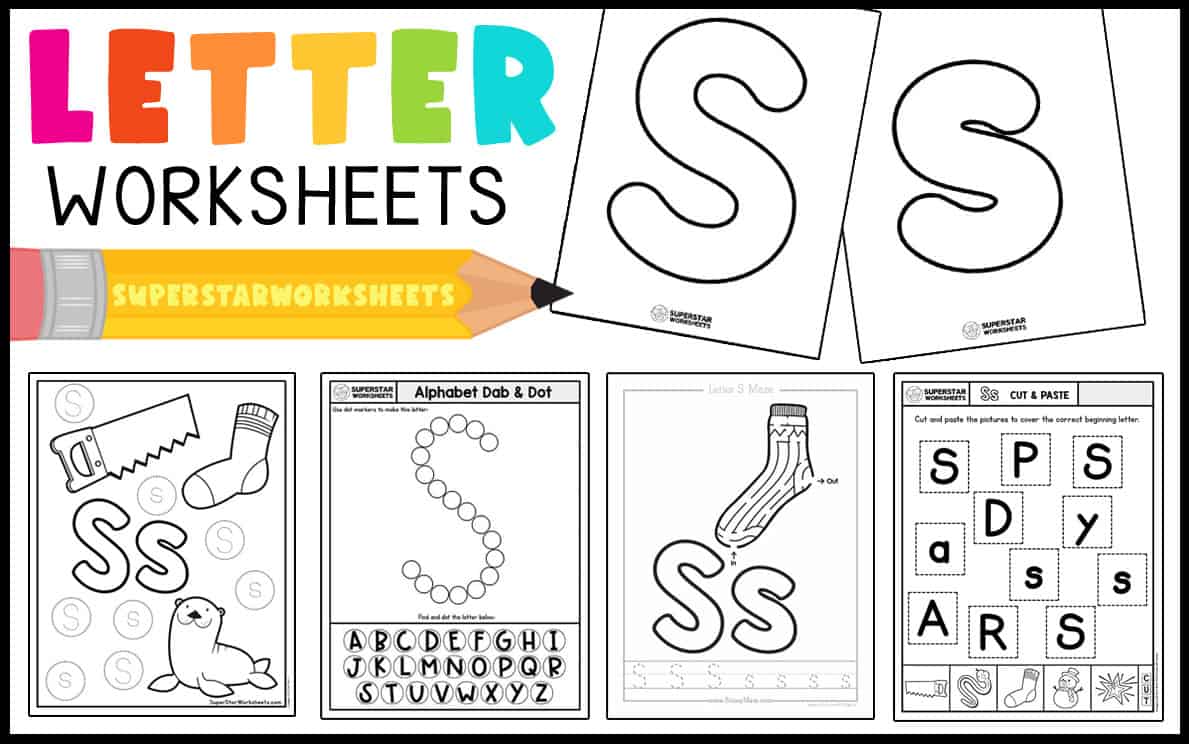 Uppercase S/Lowercase s  Printable Clip Art and Images
