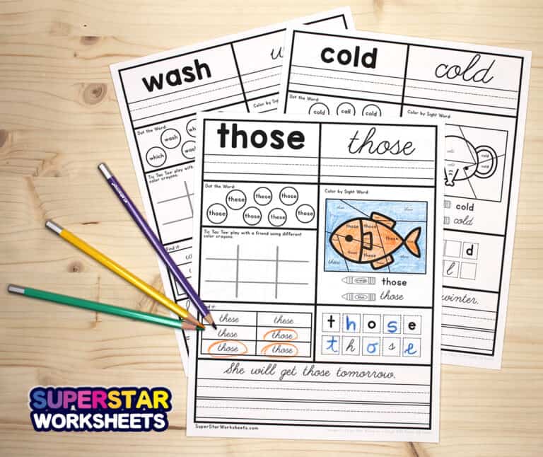second-grade-sight-word-worksheets-superstar-worksheets