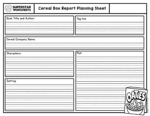 book report template free download