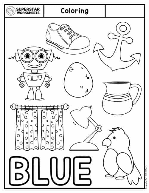 Coloring Worksheets for Preschool - Superstar Worksheets