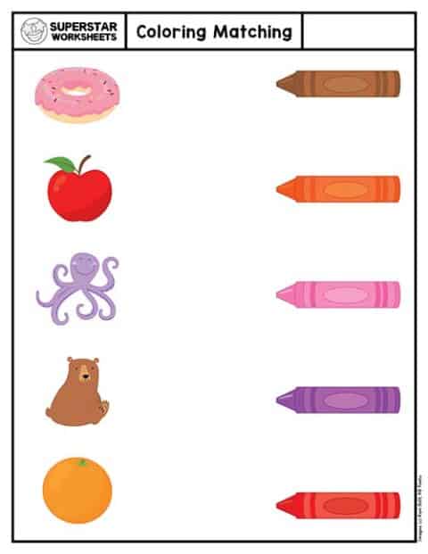 Coloring Worksheets for Preschool - Superstar Worksheets