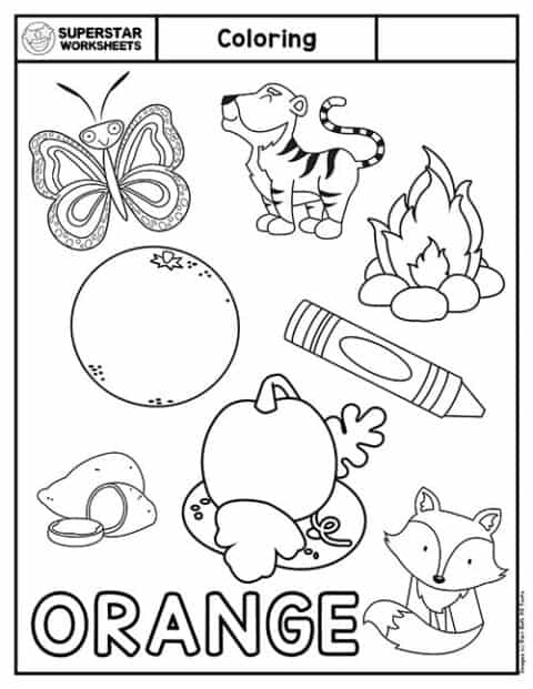 Coloring Worksheets for Preschool - Superstar Worksheets